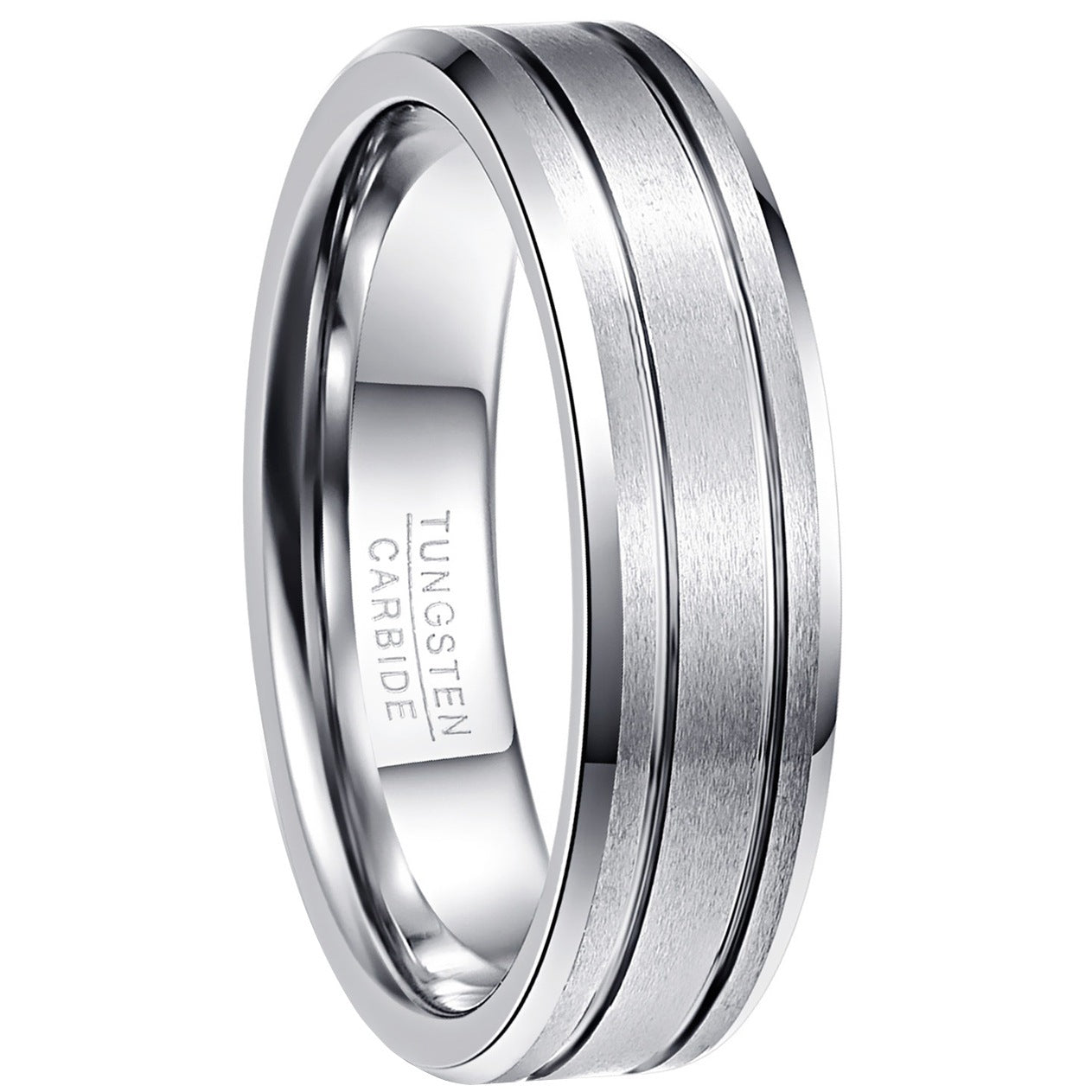 6mm Width Men Women Tungsten Ring