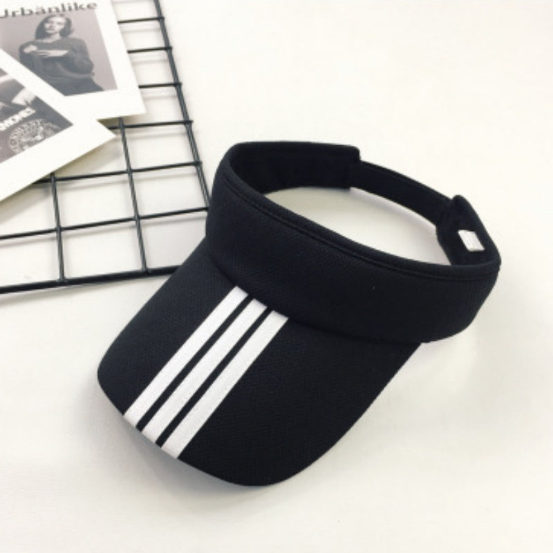 Striped Fashion Women Men Sun Visor Beanie Hats