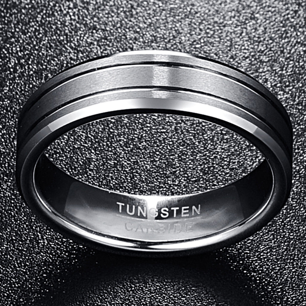 6mm Width Men Women Tungsten Ring
