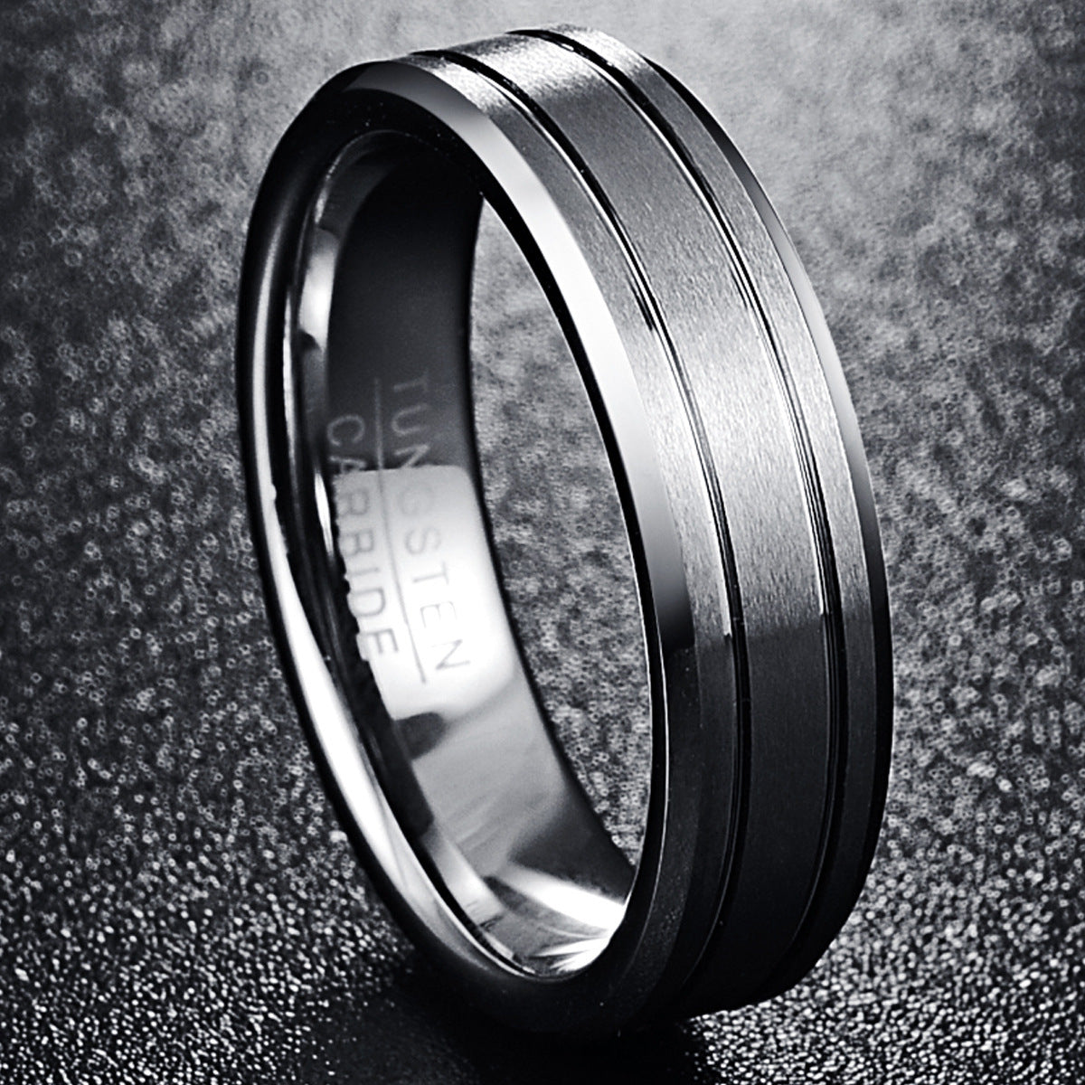 6mm Width Men Women Tungsten Ring